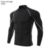 Sports de fitness pour hommes T-shirt T-shirt Running Shirt Long Manched Top 231222