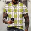 T-shirt de camisetas de camisetas masculinas de homens de pescoço de pescoço de pescoço verão harajuku moda engraçada faixa de rua praia 2023 manga curta