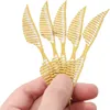 Outils de gâteau décoration pratiques Party Wizard Gold Wings Decor Wafer Creuded Cupcake Toppers Chocolate