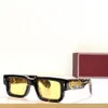 Projektanci mężczyźni i kobiety okulary przeciwsłoneczne okulary przeciwsłoneczne Modna ręcznie robiona szklanka elegancka luksusowa jakość unikalna konstrukcja Chunky Ret2560