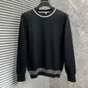 Men's designer knitted sweaters men's warm pullovers men's fall/winter 2023 long-sleeved color-blocking slim fit
