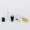 50pcslot 5 ml Fine Mist Spray Bottle Portable Calibration Glass Refillable Parfymflaskor Prov Sprayer Empty 231222