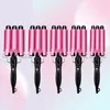 Hair Curling Iron Professional Triple Barrel Curler Wave Waver Styling Tools Fashion Styler Wand 2202113200740