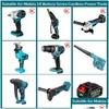 Power Tool Sets Brushless Electric Pollection Wrench/Angle Grinder/Hammer/Electric Blower/Recdercating Chain Saw Series Bare Tools Drop DH41D