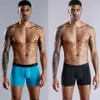 4pcs Set Men Boxer Shorts boxers souples pour hommes de culotte masculine coton mâle sous-vêtements sexy boxershorts Famille Calecon 231221
