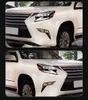 För Lexus GX GX400 LED-strålkastare 14-20 DRL DAGTIME RUNKT LJUS STREAMER TURS SIGNECATOR Biltillbehör Front Lamp Angel Eye