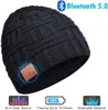 Presentes de gorro compatíveis com Bluetooth para homens Hat para homens com fones de ouvido sem fio embutidos para aniversário de aniversário 231221