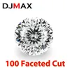 Round 100 Faceted Cut Loose Stones 055 D Color Russian Bird's Nest Diamonds Stone With GRA 231221