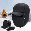 Chapeaux foulards gants ensembles de chapeau d'hiver Sports d'oreille à l'oreille de base de base de baseball en plein air trappeur de chasse à la chasse