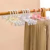 Cabides 5pcs imitação de pérola rack rack clipe roupas de luxo no quarto de armário de guarda -roupa armazenamento doméstico de guarda -roupa