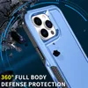 Armor Casadas de teléfonos celulares a prueba de choques para iPhone 15 Pro Max 14 Plus 13 12 11 Promax XSMAX 6 7 8 Plus PC Hybrid TPU 3 en 1 Diseñador Funda de caja de teléfono