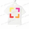 Ofs T-shirt di lusso per bambini T-shirt Offs White Boys Arrow Irregular Girls Summer Short Short Thirts Lettere Stampato di dito sciolto Giovani tees topsxopd camicia offwhite 7 t9