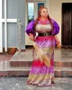 Abiti da festa di nozze da sera eleganti e brillanti Abiti da festa di compleanno per donne africane Abito lungo Dashiki con paillettes che cambia colore di moda 231221