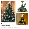 Party Decoration Mini Christmas Star Tree Topper Decors Favors Top Table Decor