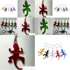 Öppnar Creative Design Aluminium Alloy Bottle Opener Cartoon Lizard Shaped Cap Keyring Random Drop Delivery Home Garden Kitchen, Dinin DH0V6