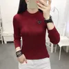 Femmes de créateur veste en veste femme Pasqueurs Femmes Round Cou Stripe Pullaires en tricot Lettre en tricot à manches longues Mode Casual Knitwear Shirts