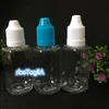 1400pcs/lot square bottle 30ml pet bottles شفافة زجاجية ملونة