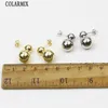 Chandelier enveloppe 10 paires Simple Smooth Metallic Balls Moucles d'oreilles vintage Classic Women Jewelry Gift 30864 231222