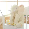 40cm 60cm 80cm Kawaii Plush Elephant Doll Toy Kids Reproduz Back Cushion