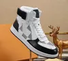 Designerskie buty Rivoli L Casual Sneakers Mens Womens High Top Buty luksusowe buty cielęce