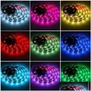 LEDストリップテレビバックライト6.56ft USBストリップライトRGB MTI-COLOURラップトップキッチンミラーホーム照明ドロップDE OTD26用リモートコントローラー