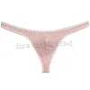 Herren G-String-Durchsichten Spitze Tanga Unterwäsche knappes T-Back Sexy Bikinis Tanga