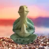 Sea Turtle Figurine Meditating Turtle Statue Zen Yoga Tortoise Miniature Sculpture Sea Turtle Resin Ornament Home Garden Decor 231222