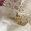 Boucles d'oreilles étalon français rococo vintage de créneau de créne