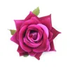 Decoratieve Bloemen 10 stks/zak Simulatie Rolrand Rose Head Zijde Kunstmatige Trouwzaal Decoratie Props