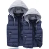 Giubbotti da donna cotone imbottito piumino imbottito lunghi donne inverno donne calde patatine parka con cappuccio taglie forti cappotto gilet