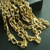 18K 18CT Gold rempli de 3 5 mm de largeur de 59 cm Collier de chaîne de longueur N286255T