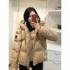 burberys puffer jacket designer fashion Men and Women Winter New Edition Warm White Goose Down Hooded Down Coat Thickened