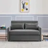 Living Room Furniture Leisure Loveseat Sofa For With 2 Pillows Dark Gray Drop Delivery Home Garden Dhtxt