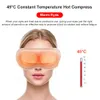 Wireless Smart Airbag Eye Massager Electric Bluetooth Music Aria Vibrazione Compressa Strumento di massaggio per gli occhi per gli occhi 231221