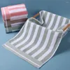 Towel Home Textile Cotton Colorful Bar Thickening Soft Water Uptake Adult Facial Washing Household Soild Striped