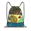 Sacs à provisions Yayoi Kusama Pumpkin Sac à cadavre femmes hommes portables sports de sport Sackpack Abstract Training Art Training Backpacks