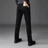 Jeans masculin 2023 New Men's Black Slim Jeans Classic Style Business Fashion Advanced Stret Stretch Jean Pantalon Male Brand Denim Pants J231222