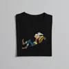 Heren t shirts lucky luke cartoon ontspannen shirt polyester goth heren teen zomerse kleding harajuku crewneck t -shirt