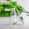 New Design Wholesale 20ml Clear Glass Dropper Bottles For Essential Oil E Liquid Medicine Cosmetics Water Xiltp