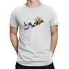 Camisetas masculinas Lucky Luke desenho animado de camisa de poliéster gótico masculina roupas de verão Harajuku Crewneck camiseta