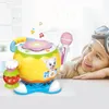 Toy Toy multifonction rotation musicale Drum Bear Lantern avec microphone Childrens Early Learning Education For Baby 231221