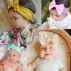 20 Colors Baby Nylon Knotted Headbands Girls Big 45 inches Hair Bows Head Wraps Infants Toddlers Hairbands 231221