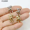 Étalon 10 paires ours boucles d'oreilles étalons cadeaux lisses métalliques mignonnes mignonnes annimal femmes boucles d'oreilles bijoux 30764 231222