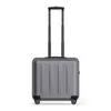 Чемоданы Retro Art Suitcase ABS 18-дюймовая коробка пароля Rolling Luggage