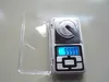 Mini Electronic Digital Bijoux Balan Balance Balance Pocket Gram LCD Échelle d'affichage avec Retail Box 500G / 0,1G 200G / 0,01G 33 LL