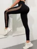 Active Pants Salspor Tie Dye Sexy Sporty Leggings Woman Hollow Out High midjen Sömlös fitness Kvinnor Aktivkläder Push Up Yoga