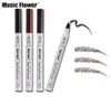 Musikblume Make -up feine Skizze Flüssige Augenbrauen Bleistift wasserdichte Tattoo Super Haltlable Smudgeproof Eye Brow Pen7780722