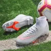 Mannen voetbalschoenen tffg highlow enkel voetbal laarzen mannelijke outdoor niet -slip gras multicolor trainingswedstrijd sneakers EUR3545 231221
