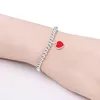Bracelets de luxe Bijoux de créateurs pour femmes Bracelet de haute qualité Fashion Double Love 925 Silver Chirstmas Valentine 2764