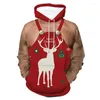 Men's Hoodies Funny Santa Claus Cosplay Design Graphic Sweatshirts Fashion Christmas Gift Pullovers Casual Xmas Y2k Kids Hoodie Women Hoody